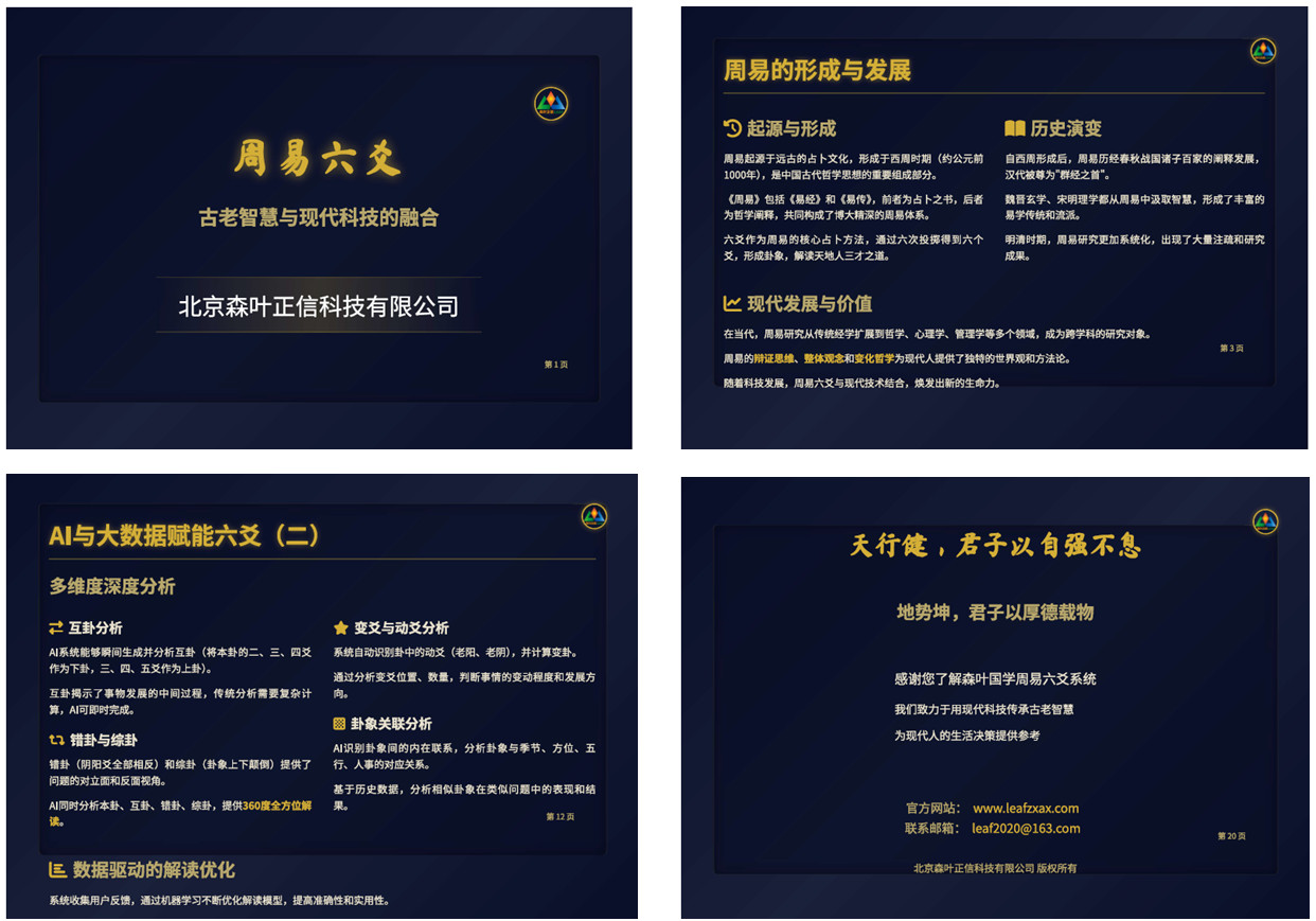 一键自动汇编内容编制精美PPT